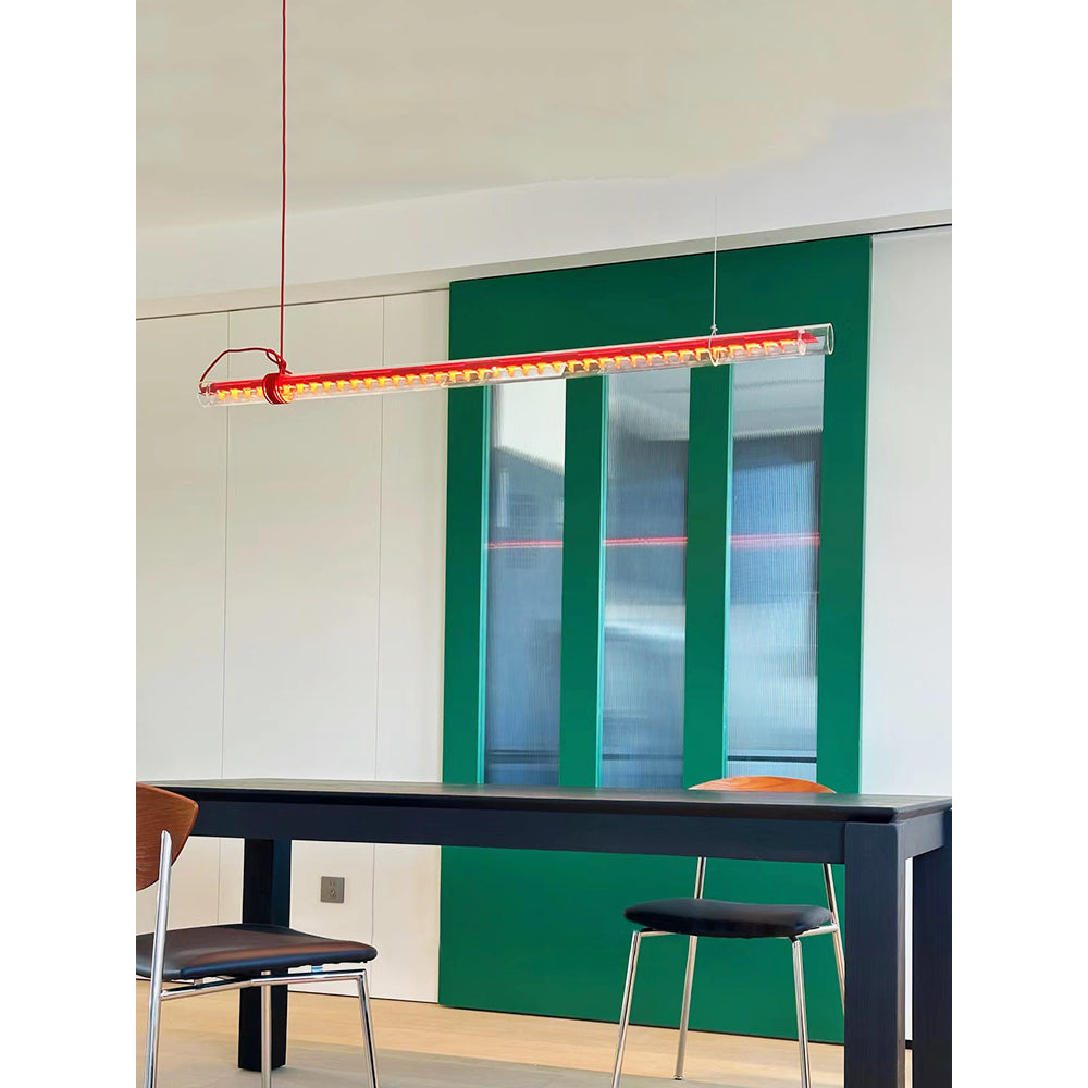 Cata Moderne Minimalisme Lineair LED Glas Licht Hanglamp