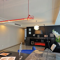 Cata Moderne Minimalisme Lineair LED Glas Licht Hanglamp