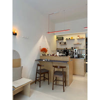 Cata Moderne Minimalisme Lineair LED Glas Licht Hanglamp
