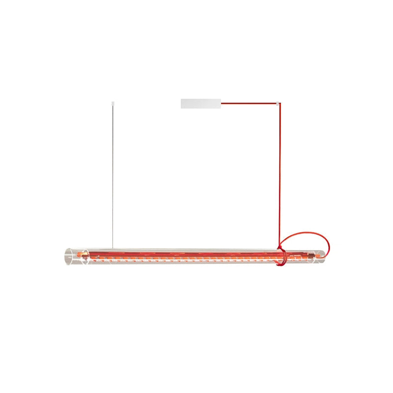 Cata Moderne Minimalisme Lineair LED Glas Licht Hanglamp