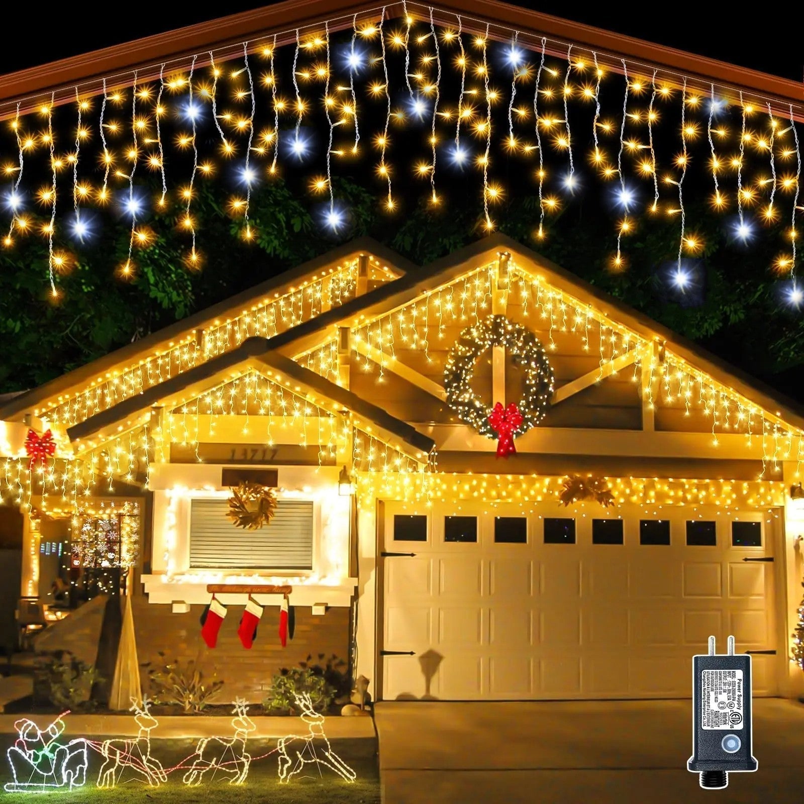 TwilaGlow | Warme Witte Buiten Fairy String Lights voor Een Gezellige Avond Sfeer