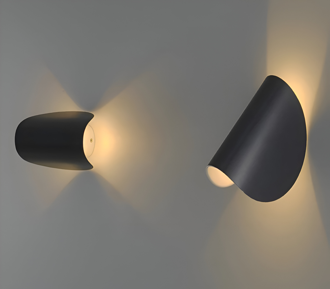 Moderne Rotatable Gebogen Metalen Wandlamp