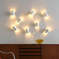 Moderne Rotatable Gebogen Metalen Wandlamp