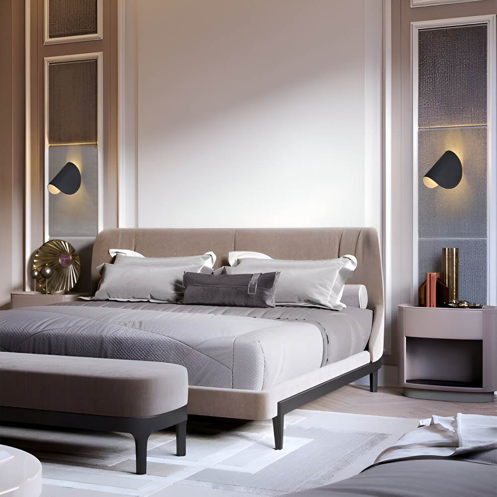 Moderne Rotatable Gebogen Metalen Wandlamp