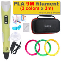 3D Print Pen DIY Tekenpen met 200M PLA Filament Kinderen Cadeau