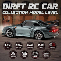 Driftracer – Radiografisch Auto Voor LED Drift En Vierwielaandrijving Rijplezier