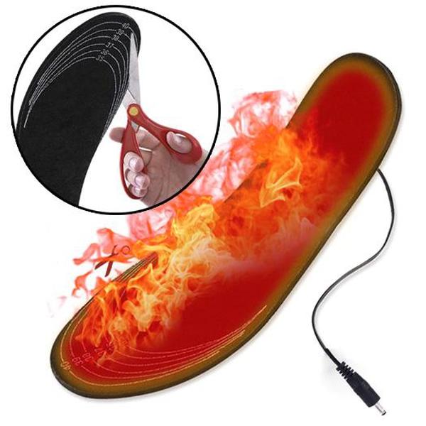 USB verwarmde inlegzolen voetwarmers (1 paar) | Brehn