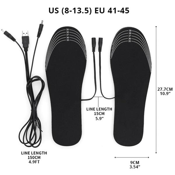 USB verwarmde inlegzolen voetwarmers (1 paar) | Brehn