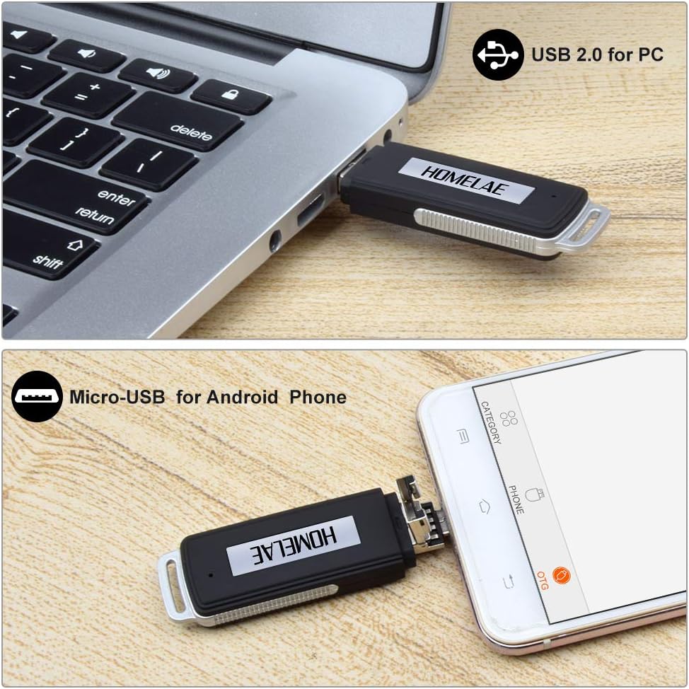 USB Spraakrecorder voor Interviews & Lezingen | Ruisonderdrukking | RecordMate