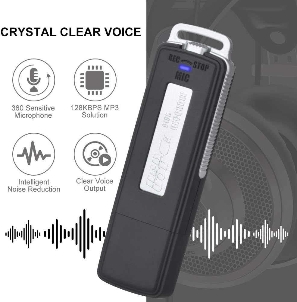 USB Spraakrecorder voor Interviews & Lezingen | Ruisonderdrukking | RecordMate
