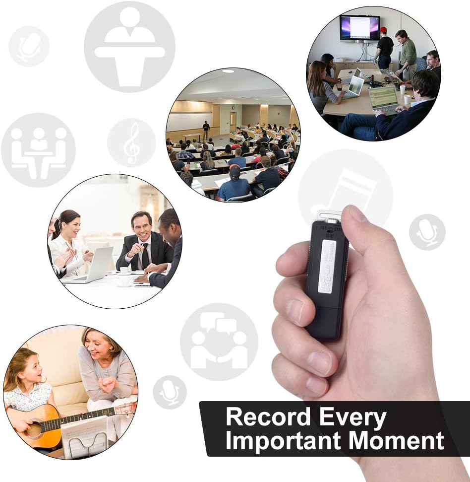 USB Spraakrecorder voor Interviews & Lezingen | Ruisonderdrukking | RecordMate