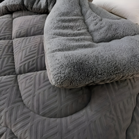Ultra Fluff Dekbed - Machinewasbaar Dubbelzijdig Pluche Dekbed voor Alle Seizoenen - Stijlvol Fleece Dekbed
