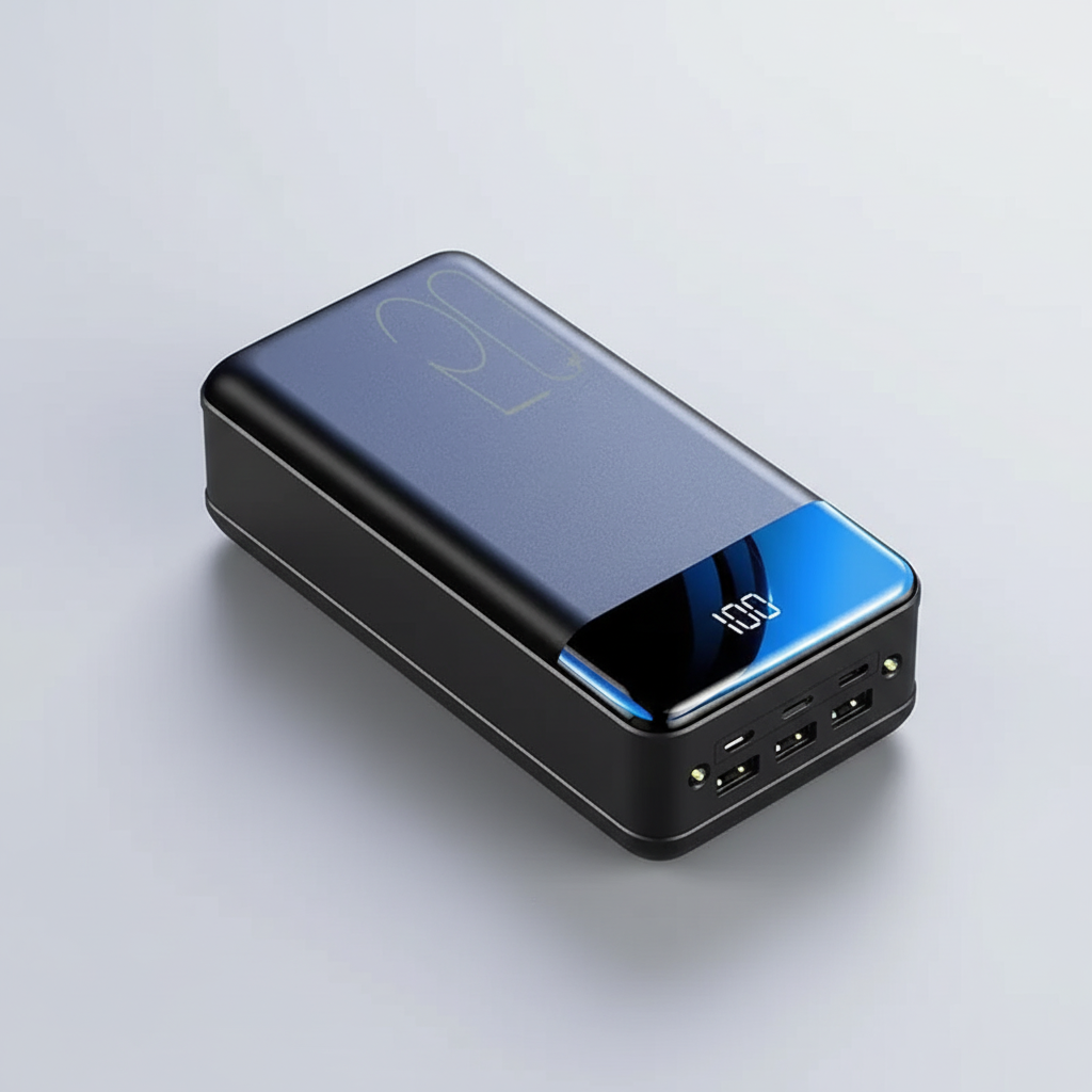 Powerbank 50000mAh – Externe Accu met USB-C, Snelladen & Laptop-uitgang