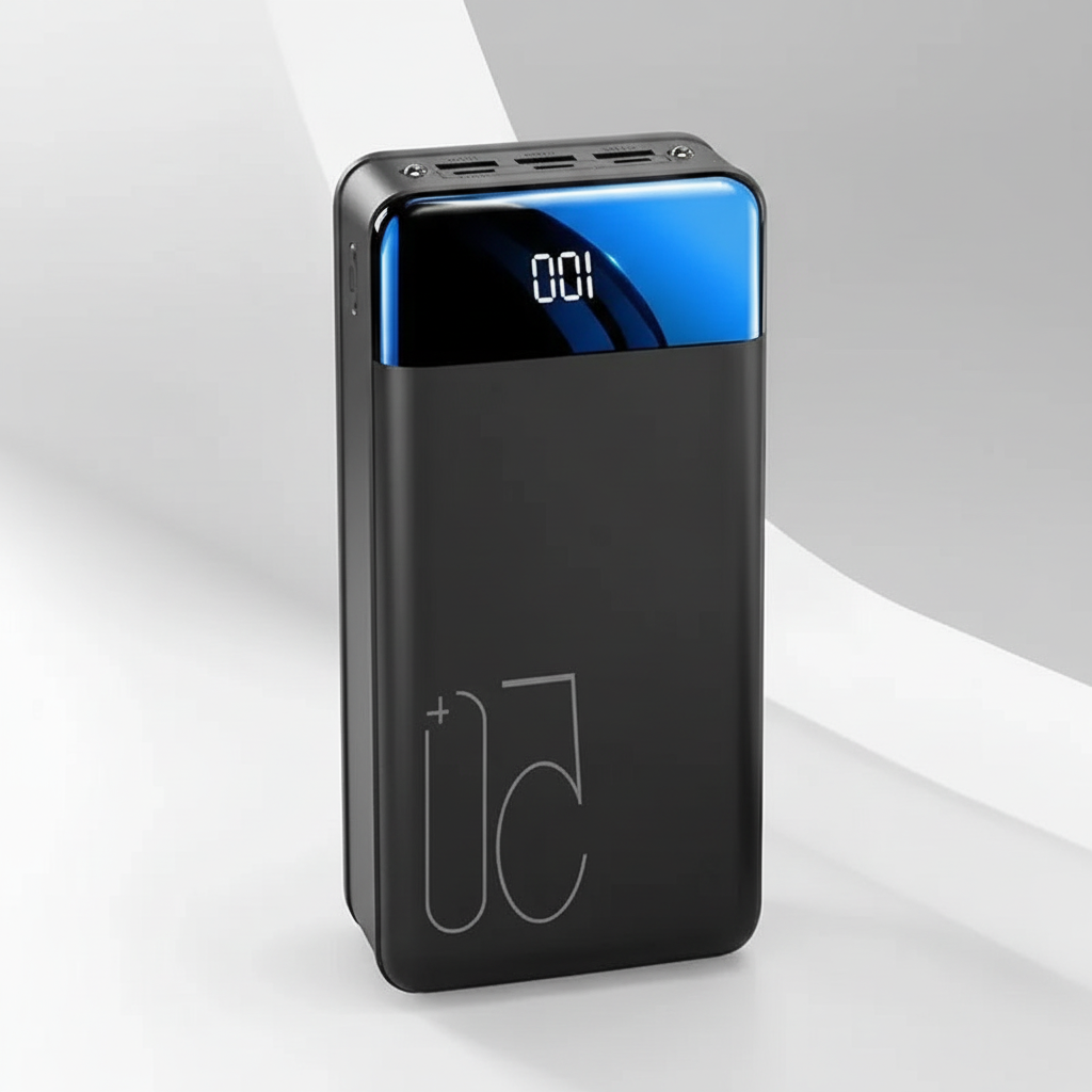 Powerbank 50000mAh – Externe Accu met USB-C, Snelladen & Laptop-uitgang