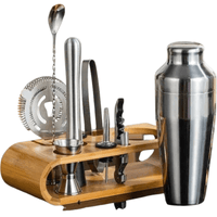 LUXMIX BARSET – 10-delig Cocktailset van RVS voor stijlvolle drankjes