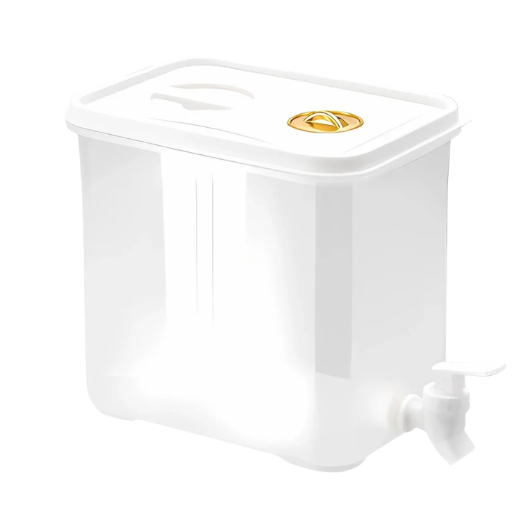AquaGlide ijsdrankautomaat | 3.5/5/10L Koelkastvriendelijke sapkan met kraantje en deksel voor water en sa