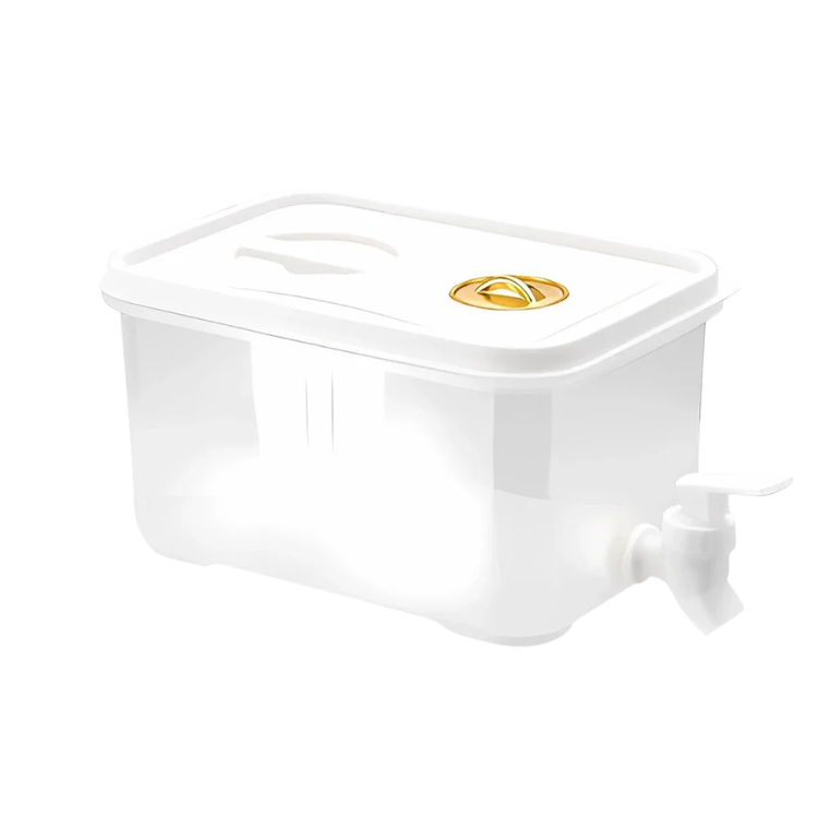 AquaGlide ijsdrankautomaat | 3.5/5/10L Koelkastvriendelijke sapkan met kraantje en deksel voor water en sa