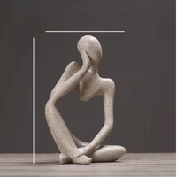 Minimalistische decoratie met abstract patroon