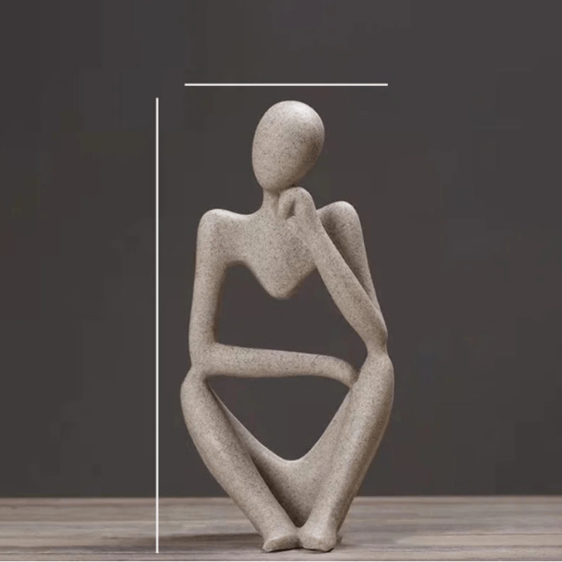 Minimalistische decoratie met abstract patroon