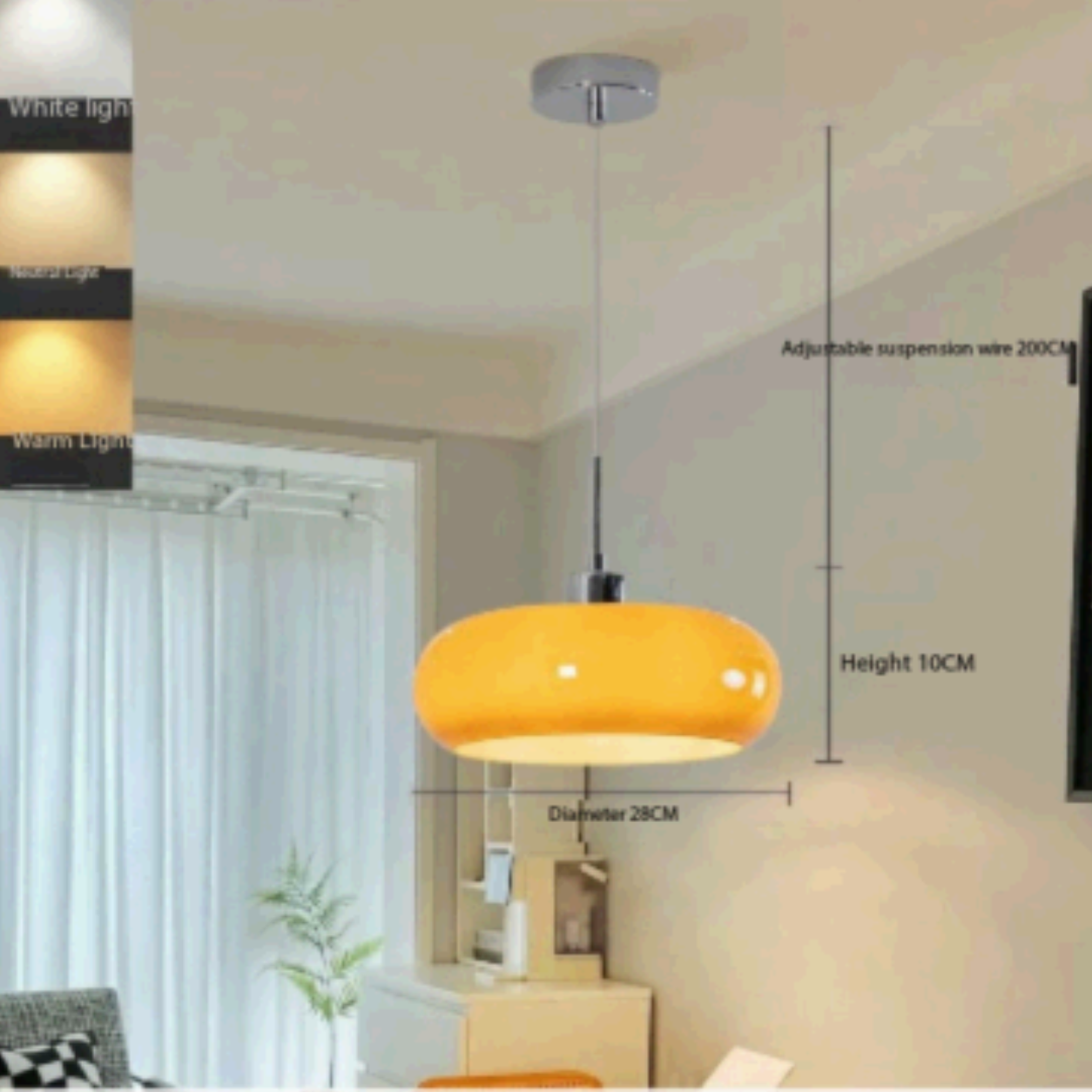 Kieran Bauhaus Glazen Hanglamp