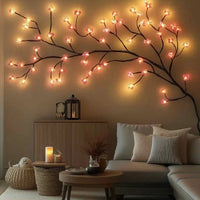 Boomvormige Wandlamp met LED Verlichting voor een Sfeervol Interieur