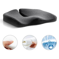 Skanto | ErgoRelief Zitkussen – Ergonomisch Geheugenschuim Kussen voor Rug en Staartbeen