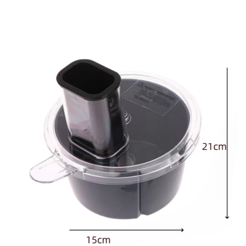 MixWerk Thermomix Snijset voor TM6 & TM5 | Groentesnijder & Kaasschaaf | Snijopzetstuk voor Radijs & Zoete Aardappelen | Accessoire met Container