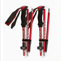 AlpineFlex | Lichtgewicht en Verstelbare Opvouwbare Nordic Walking Stokken