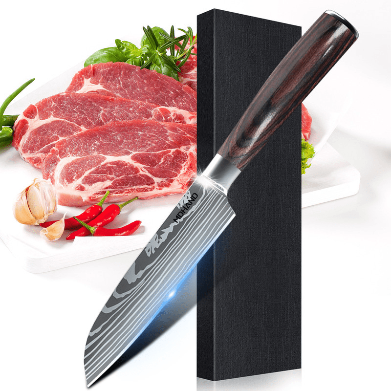 Set van professionele kwaliteit chef-koks messen met elegant design