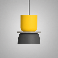 Noordse Zinklegering Dubbeltonen Kooi Hanglamp LED 1-lamp