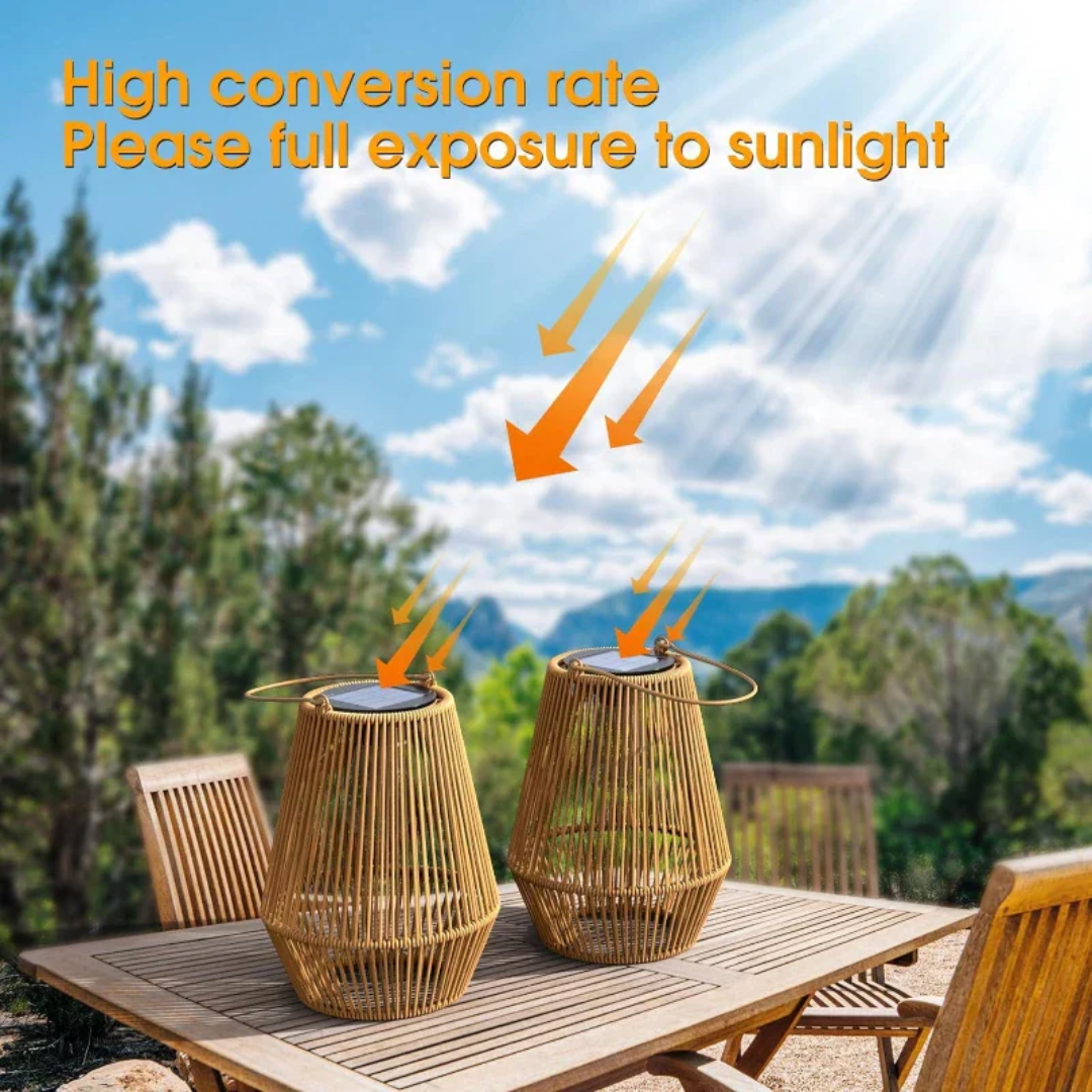 Sunwave | Handgemaakte waterdichte zonnetuinlantaarn