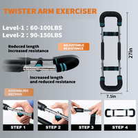 TWISTERFLEX – Verstelbare Trainingsstok voor Armen & Borst