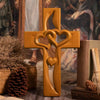 EternalBond | Uniek houten kruis voor blijvende liefde en spirituele harmonie