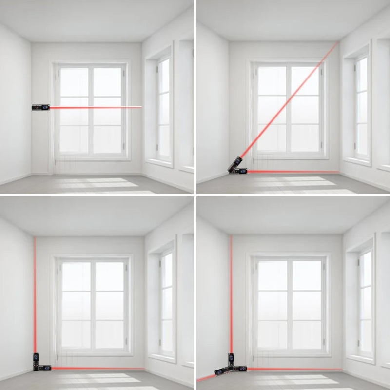 LaseRange |  Zeer nauwkeurige infrarood-afstandsmeter voor eenvoudig meten