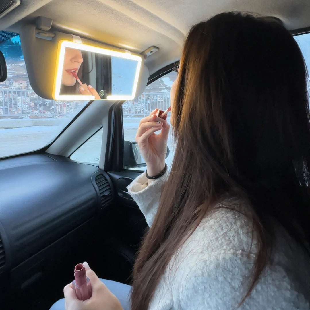 MirrorTouch | Perfecte make-up verlichting in je auto