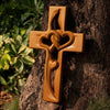 EternalBond | Uniek houten kruis voor blijvende liefde en spirituele harmonie