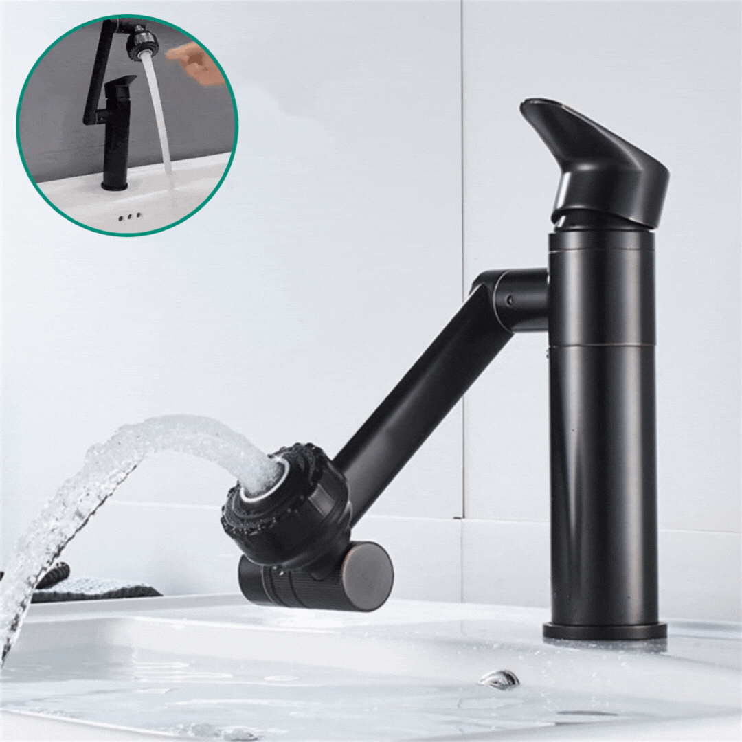 FLEXISPOUT – Flexibele 360° Kraan met Sprayfunctie voor de Wastafel