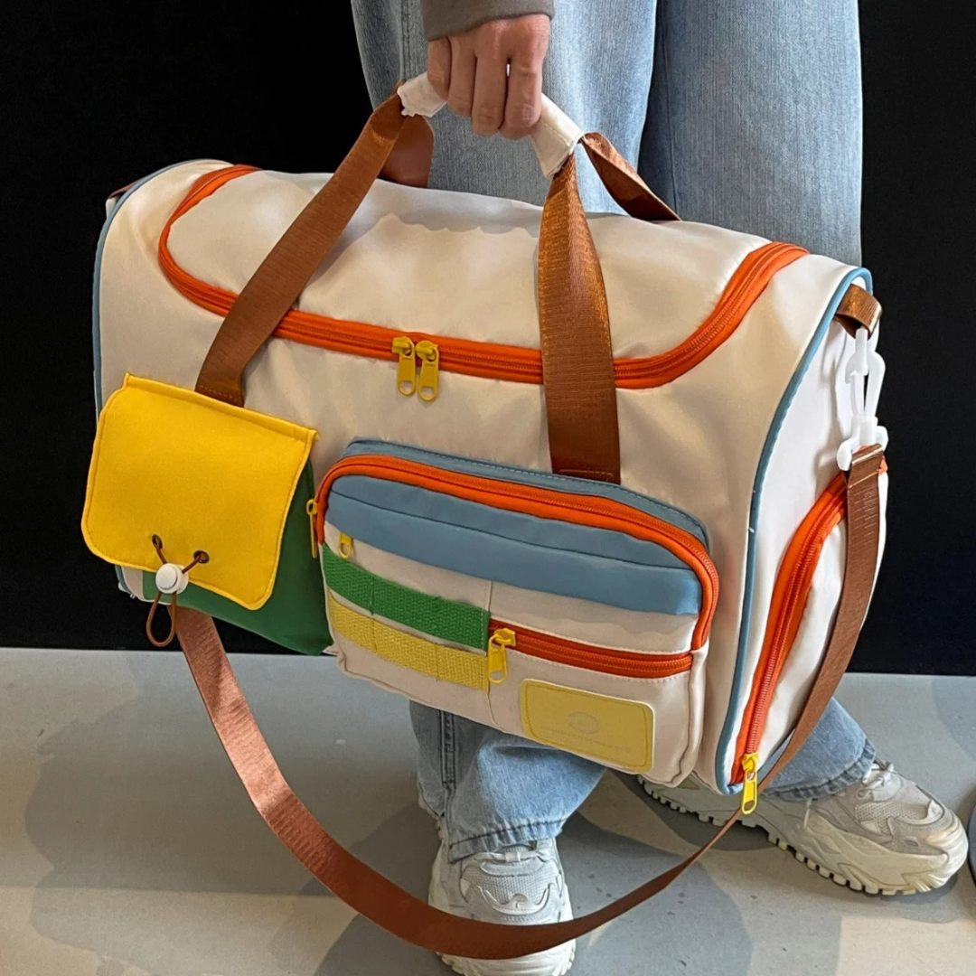 LuxeTrek Oxford reistas | Grote oxford tas met opvallend ontwerp voor vrouwen en op rei