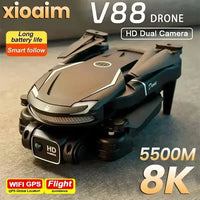 SkyVision – V88 Drone met 8K Camera, GPS en 5G voor Luchtfotografie