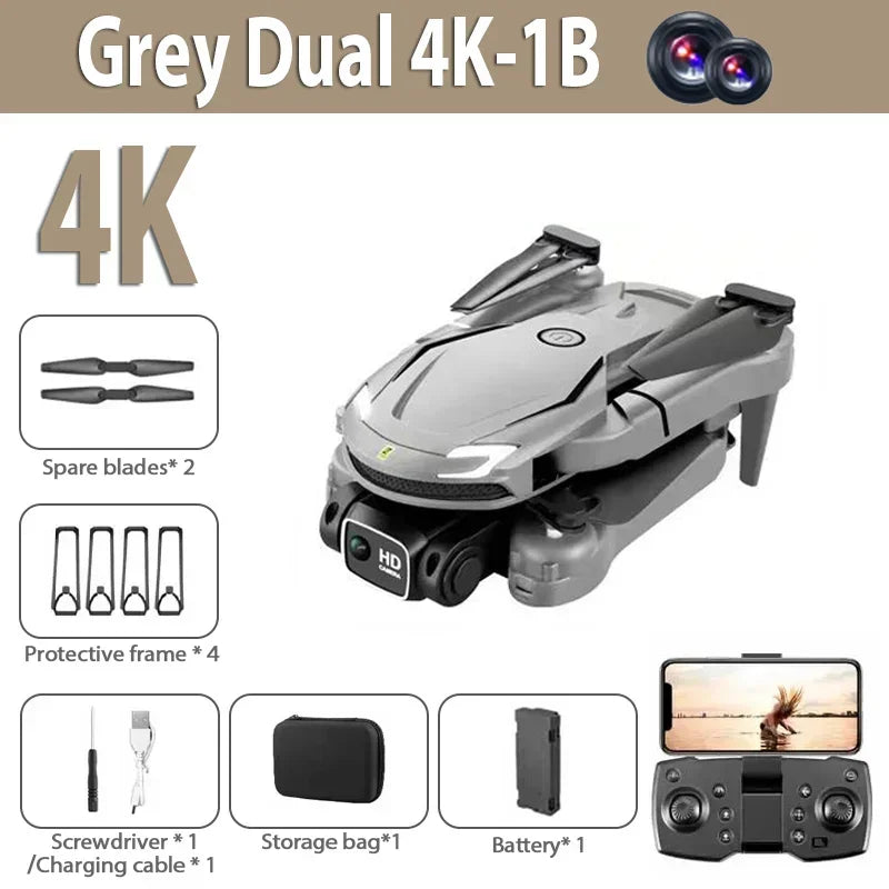 SkyVision – V88 Drone met 8K Camera, GPS en 5G voor Luchtfotografie