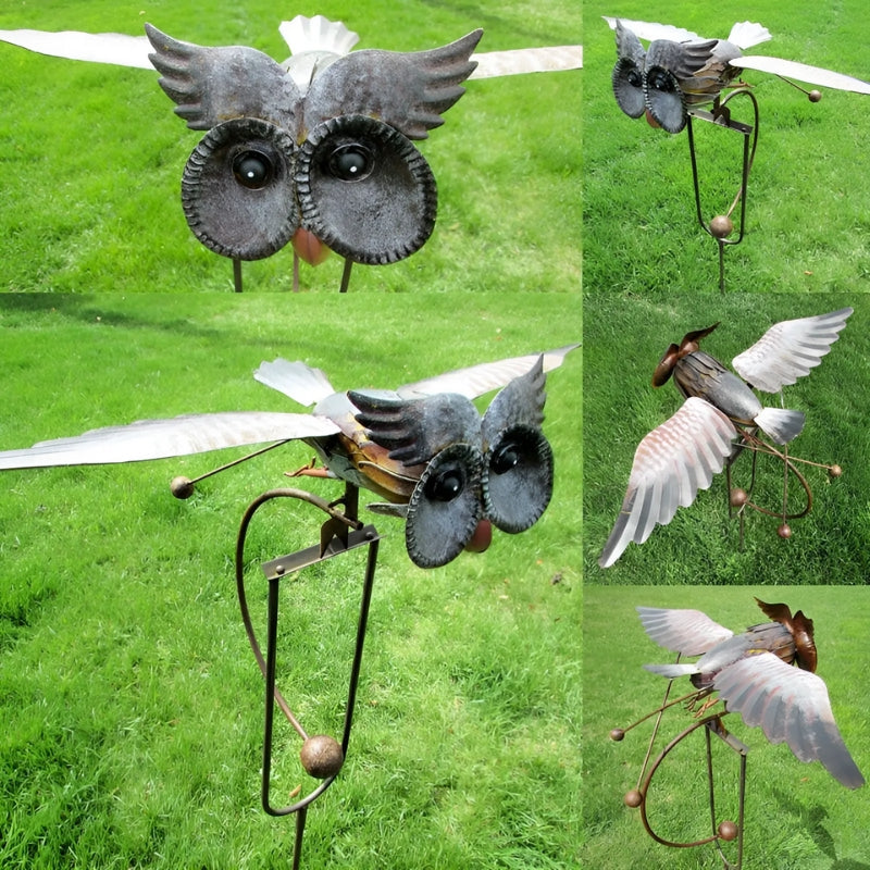 GartenAdler | Elegante smeedijzeren windspel vogel