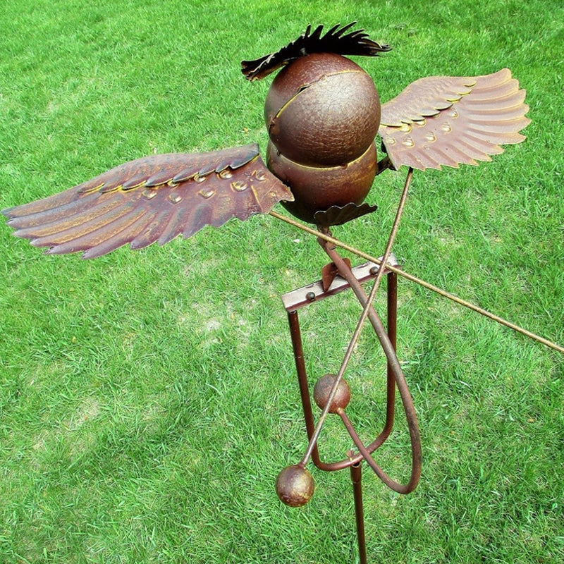 GartenAdler | Elegante smeedijzeren windspel vogel