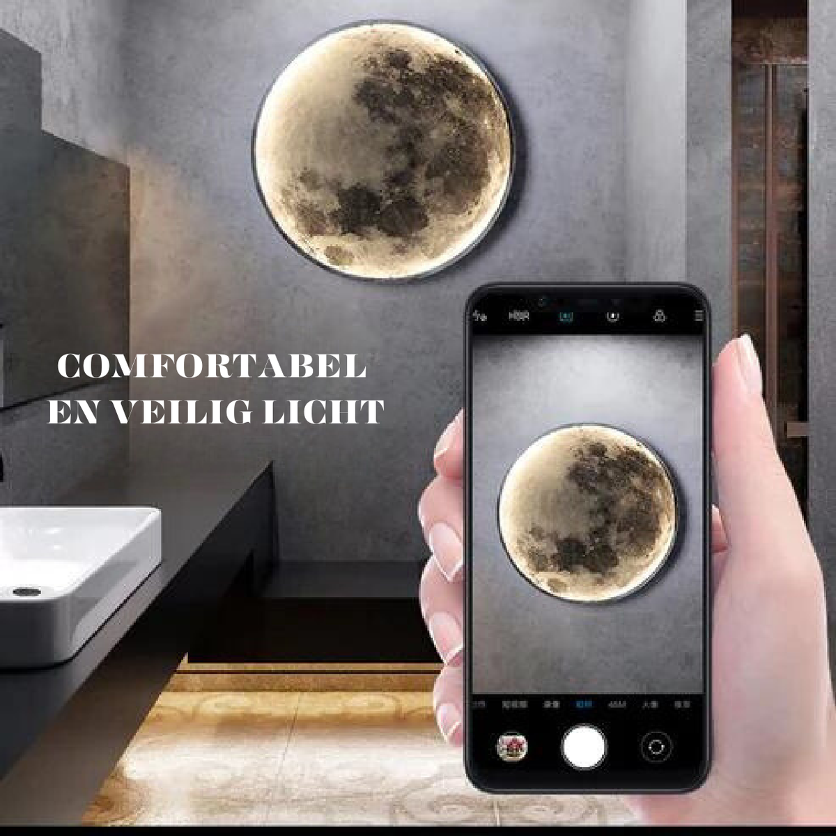 Magische Atmosfeer Maanlamp - LunaGlow