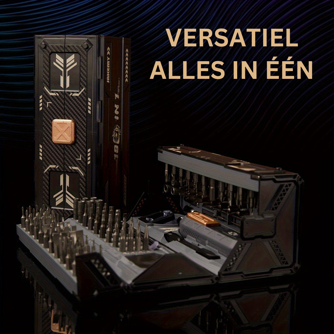 VERSATIEL RepairTool | Deze gereedschapskist moet je hebben voor elke doe-het-zelf-enthousiasteling, 180-In-1 Schroevendraaierset