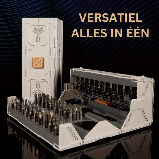 VERSATIEL RepairTool | Deze gereedschapskist moet je hebben voor elke doe-het-zelf-enthousiasteling, 180-In-1 Schroevendraaierset