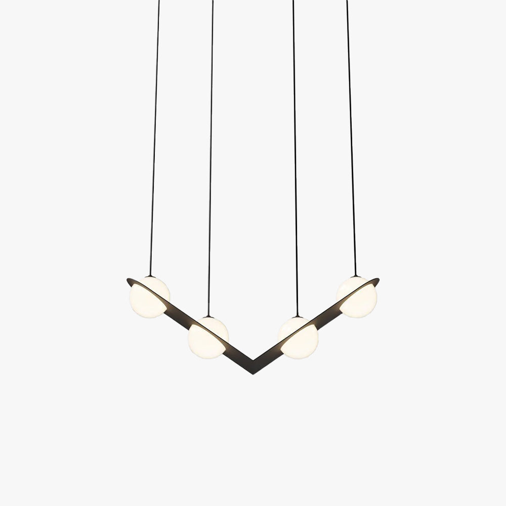 Selan Zwarte Glazen Hanglamp