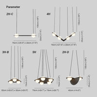 Selan Zwarte Glazen Hanglamp