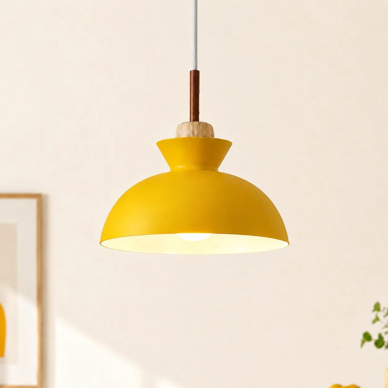 Valarie Scandinavische Houten Hanglamp