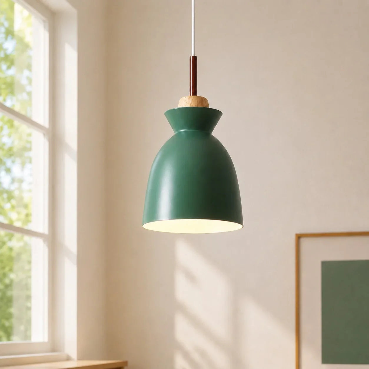 Valarie Scandinavische Houten Hanglamp