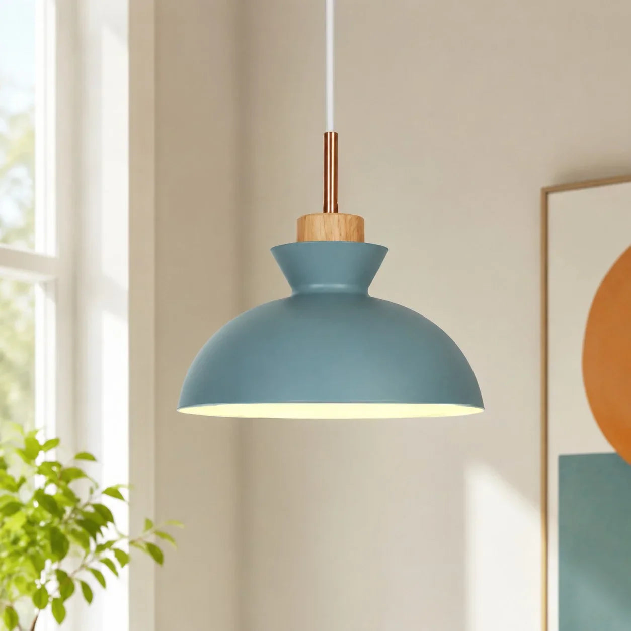 Valarie Scandinavische Houten Hanglamp